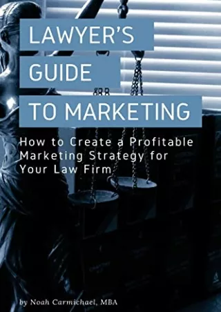 Pdf Ebook A Lawyer's Guide to Marketing: How to Create a Profitable Marketing Strategy