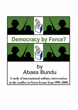 Epub Democracy by Force?: A study of international military intervention in the